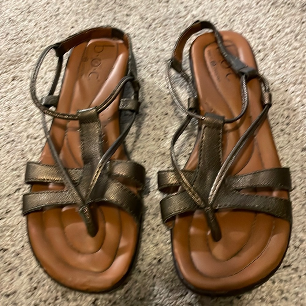 B.O.C. Bronze sandals size 6.5 M